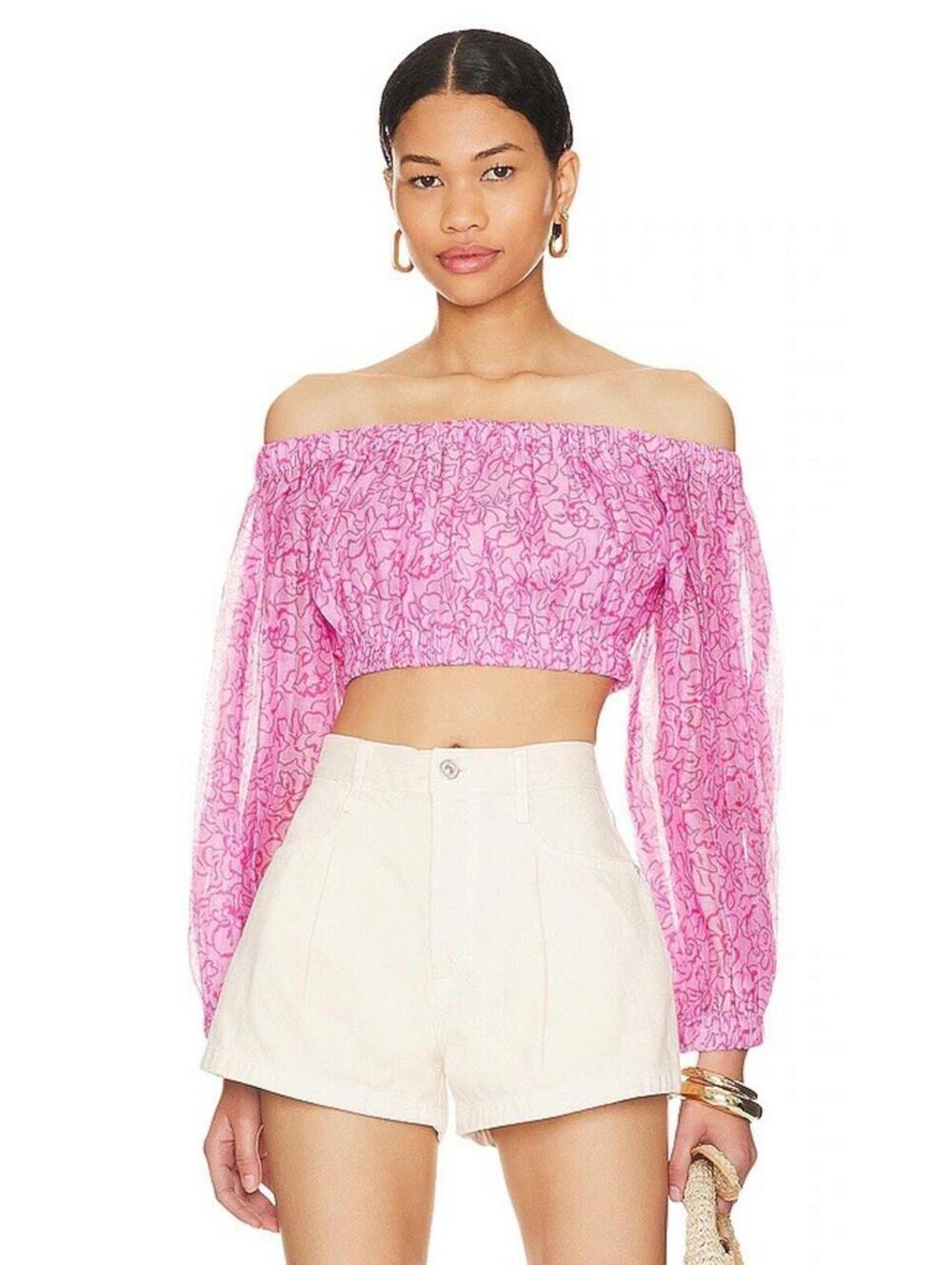 Lovers and Friends Bosworth Amelie Floral Top Size Medium